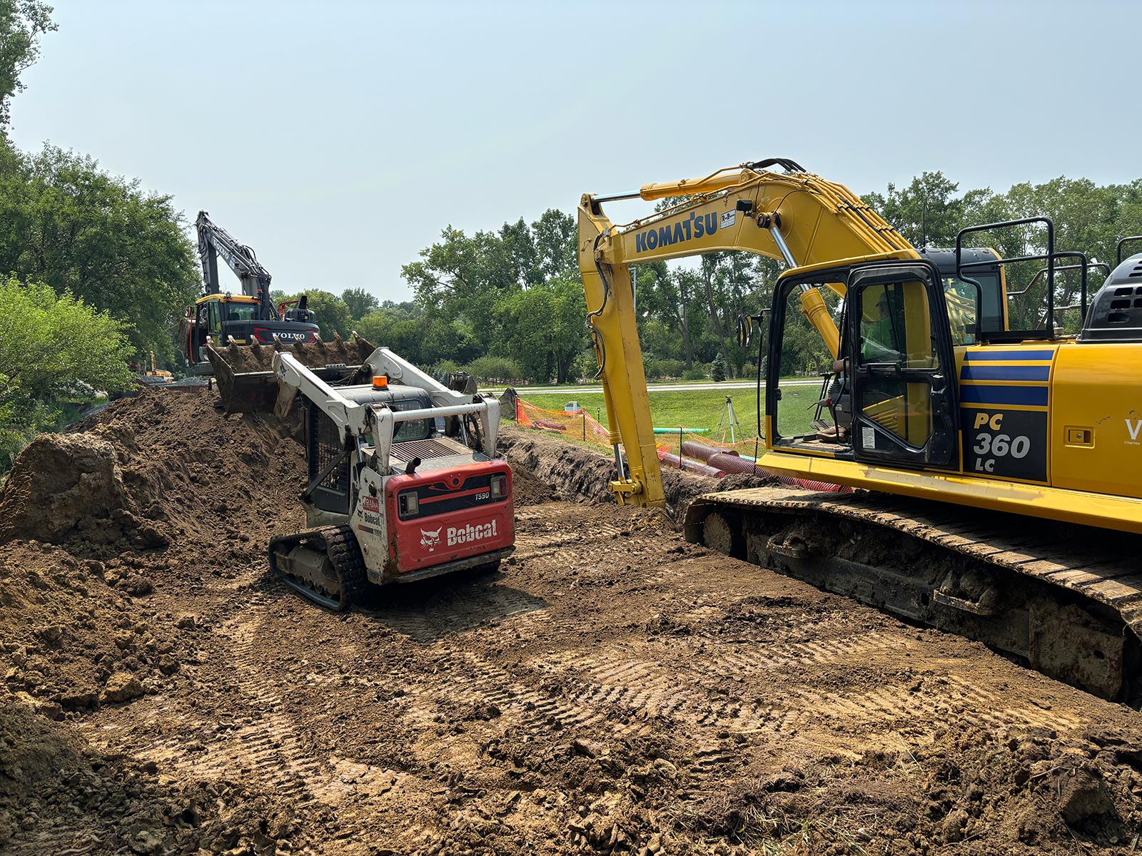 Exposed Sanitary Sewer Repairs