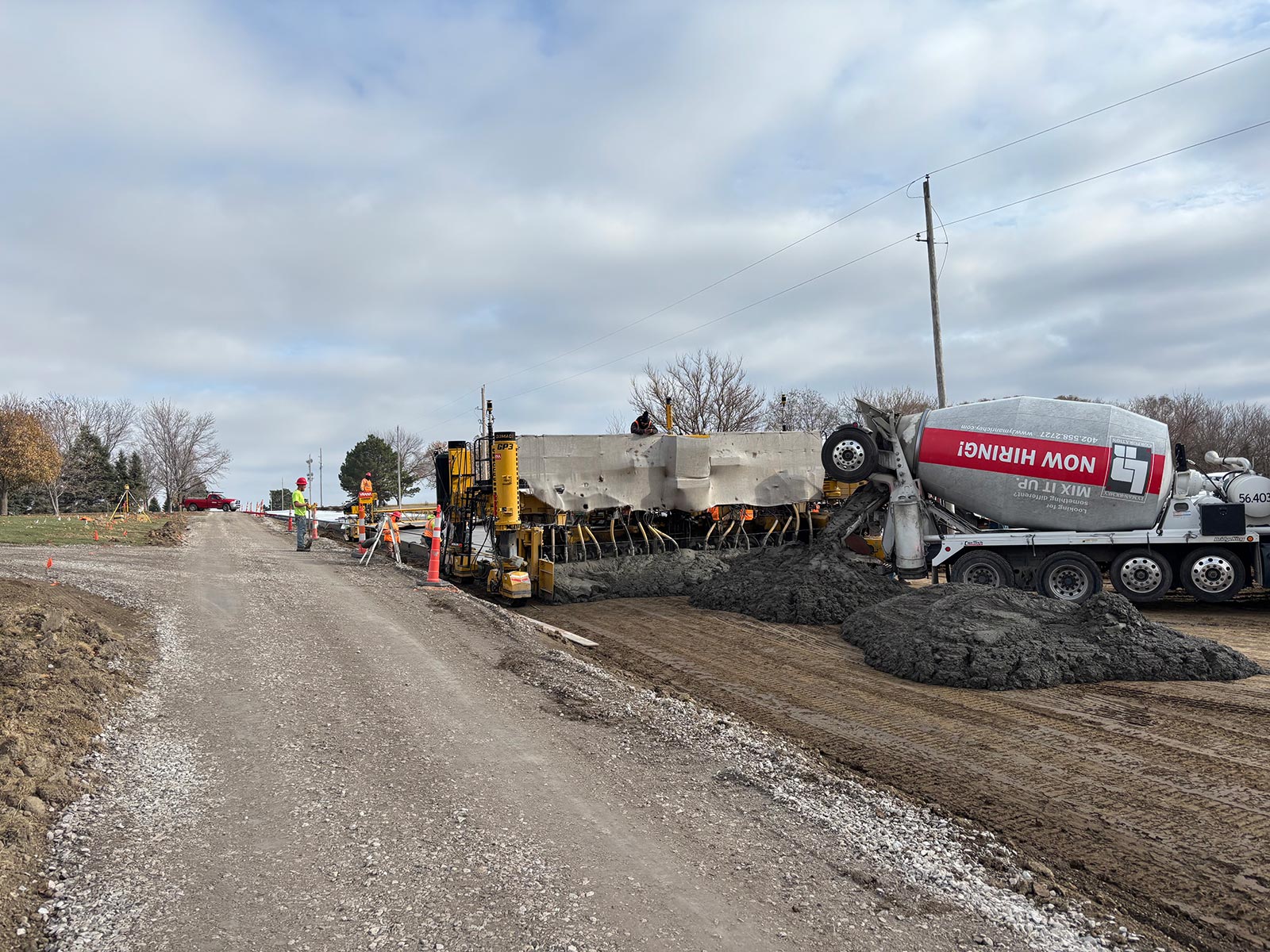 Giles Road, Road Improvements