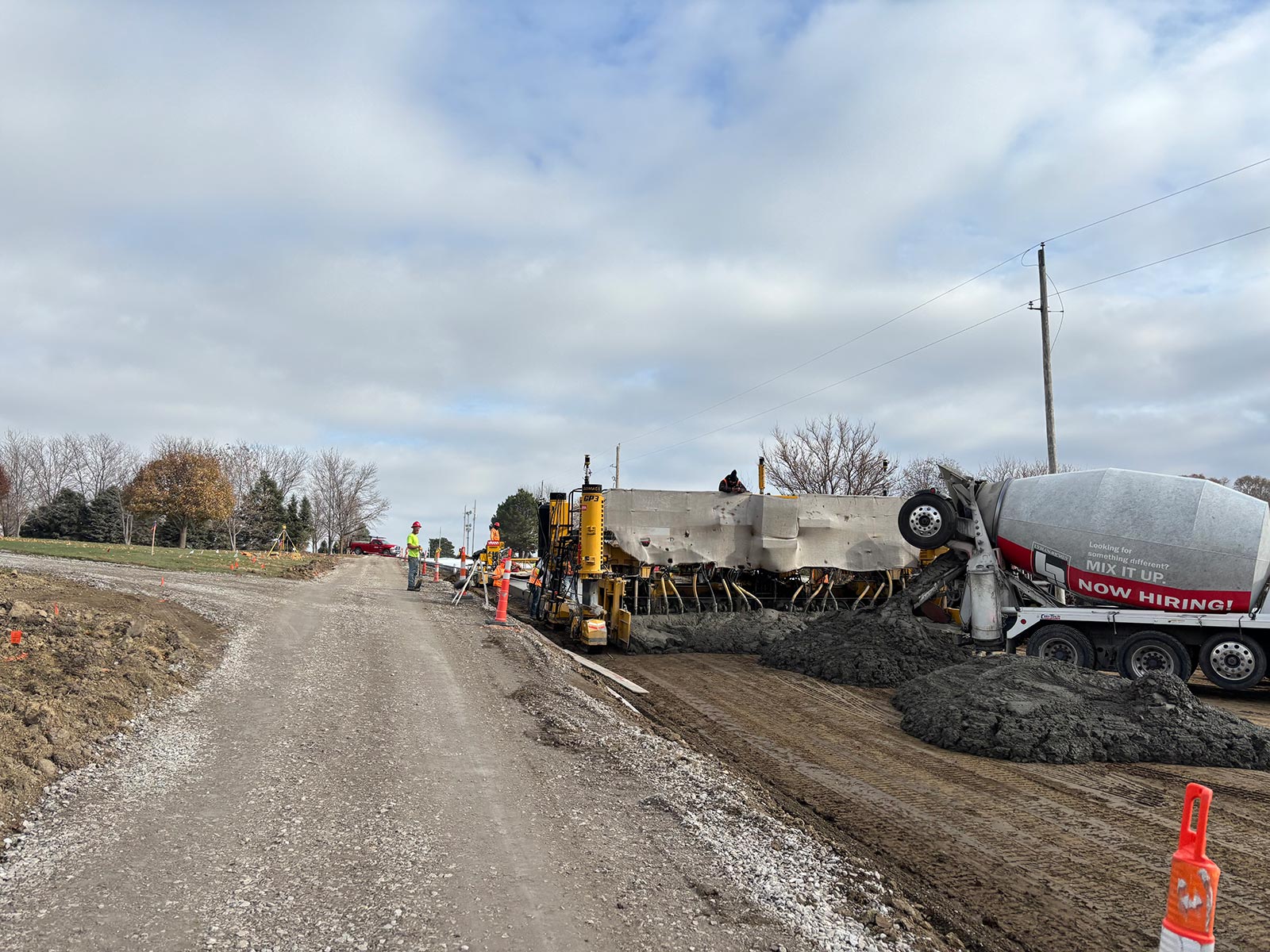 Giles Road, Road Improvements